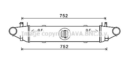 AVA QUALITY COOLING Välijäähdytin MS4596